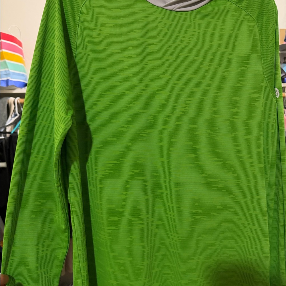 Mountain Hardwear Vibrant Green Mens Long Sleeve Tee